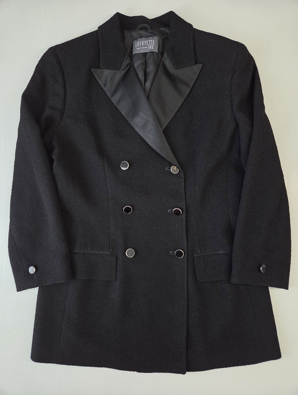 Vintage Lafayette 148 New York Double-Breasted Blazer